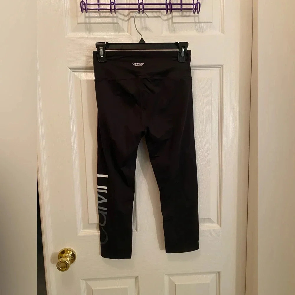 Calvin Klein performance sports Leggings cropped small - Picture 3 of 5